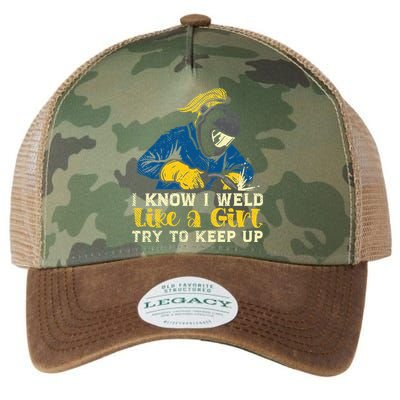 Weld Like A Welder Ironworker Ironsmith Welding Legacy Tie Dye Trucker Hat