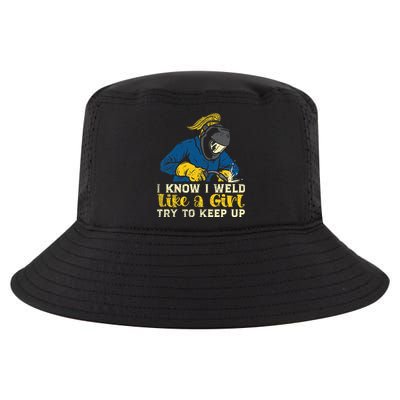 Weld Like A Welder Ironworker Ironsmith Welding Cool Comfort Performance Bucket Hat