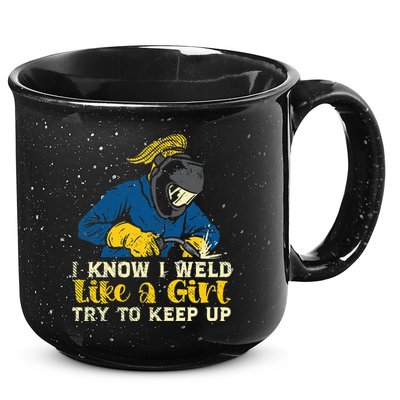 Weld Like A Welder Ironworker Ironsmith Welding 15oz Campfire Ceramic Mug