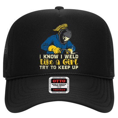 Weld Like A Welder Ironworker Ironsmith Welding Trucker Hat
