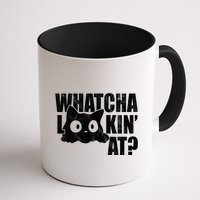 Watcha Lookin At Funny Cat Mug