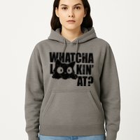 Watcha Lookin At Funny Cat Hoodie