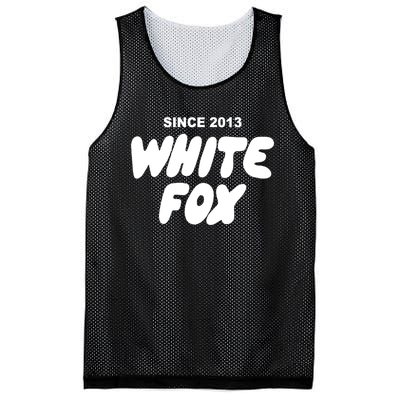 With Love Always White Fox Since 2013 Gift Mesh Reversible Basketball Jersey Tank