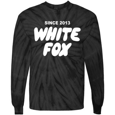 With Love Always White Fox Since 2013 Gift Tie-Dye Long Sleeve Shirt