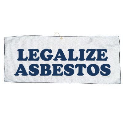 Worstshirts Legalize Asbestos Large Microfiber Waffle Golf Towel