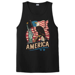 Who Love America Usa Me And You And All World I Want See Gift PosiCharge Competitor Tank