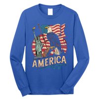 Who Love America Usa Me And You And All World I Want See Gift Long Sleeve Shirt