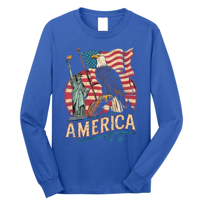 Who Love America Usa Me And You And All World I Want See Gift Long Sleeve Shirt