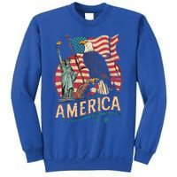 Who Love America Usa Me And You And All World I Want See Gift Sweatshirt