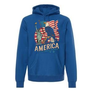 Who Love America Usa Me And You And All World I Want See Gift Premium Hoodie