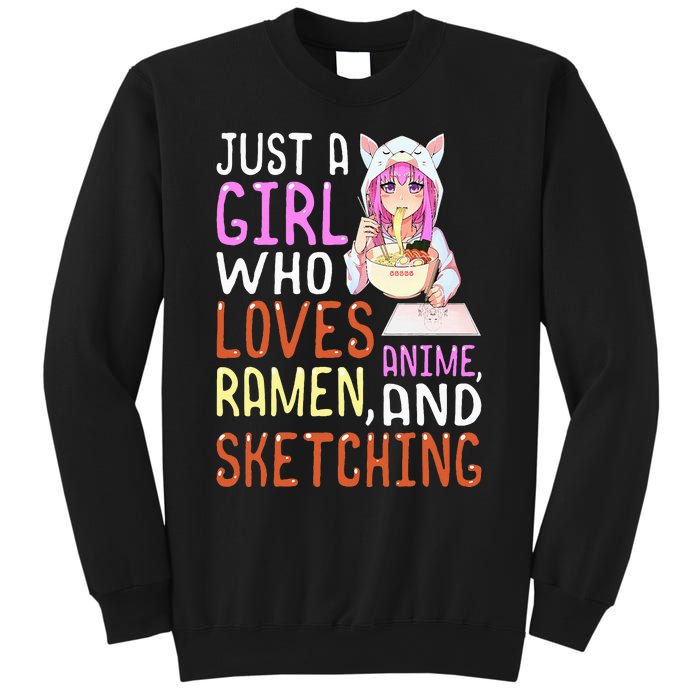 Who Loves Anime Ra and Sketching Kawaii Sweatshirt