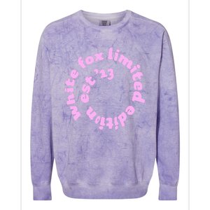 With Love Always White Est.13 Colorblast Crewneck Sweatshirt