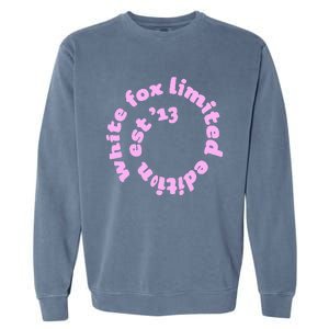 With Love Always White Est.13 Garment-Dyed Sweatshirt