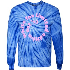 With Love Always White Est.13 Tie-Dye Long Sleeve Shirt