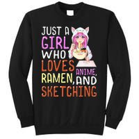  Who Loves Anime Ra and Sketching Kawaii  Sweatshirt