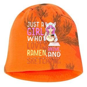  Who Loves Anime Ra and Sketching Kawaii  Kati - Camo Knit Beanie