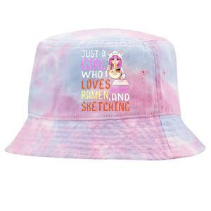  Who Loves Anime Ra and Sketching Kawaii  Tie-Dyed Bucket Hat