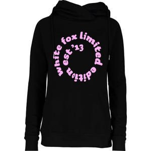 With Love Always White Est.13 Gifts Womens Funnel Neck Pullover Hood