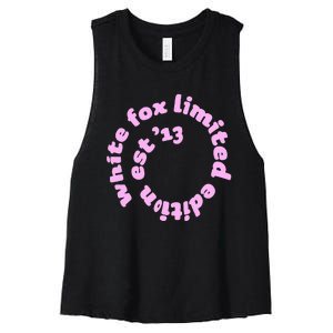 With Love Always White Est.13 Gifts Women's Racerback Cropped Tank