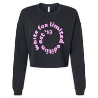 With Love Always White Est.13 Gifts Cropped Pullover Crew