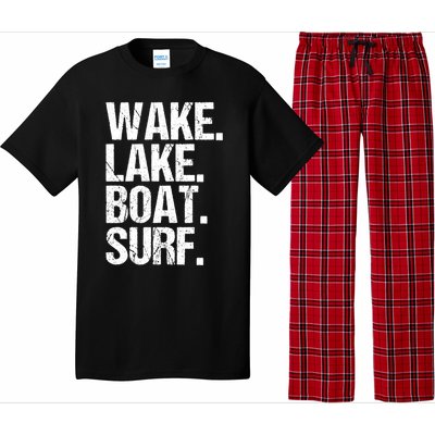 Wake Lake Boat Surf Wakesurfer Wakeboard Wakeboarding Rope Gift Pajama Set