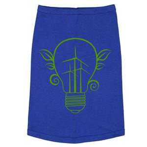 Windmill Light Bulb Solar Energy Global Warming Earth Day Gift Doggie Tank