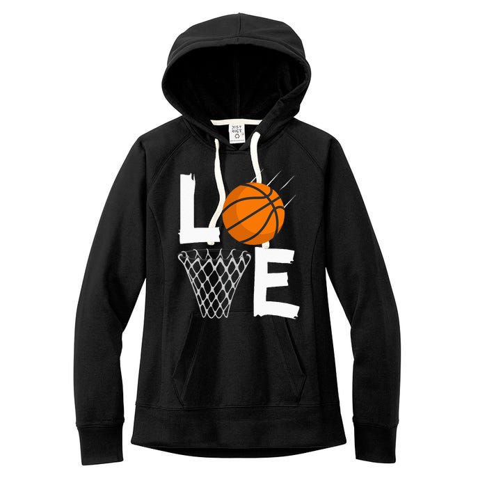 Women Love Basketball Hoodie BBall Hoodie For Women's Fleece Hoodie