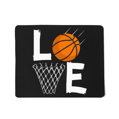 Women Love Basketball Hoodie BBall Hoodie For Mousepad