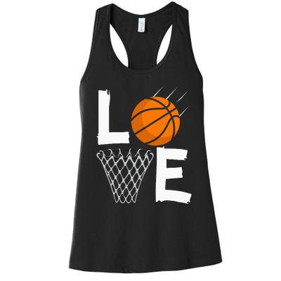 Women Love Basketball Hoodie BBall Hoodie For Women's Racerback Tank