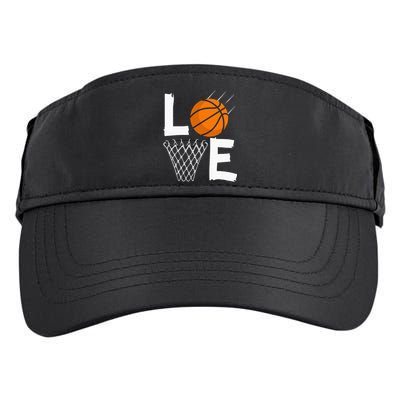 Women Love Basketball Hoodie BBall Hoodie For Adult Drive Performance Visor