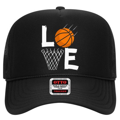 Women Love Basketball Hoodie BBall Hoodie For Trucker Hat