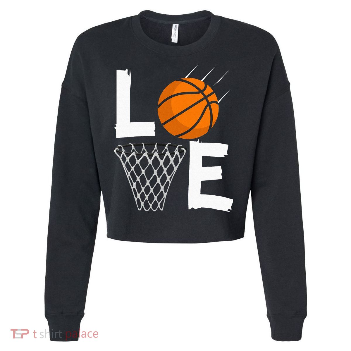 Women Love Basketball Hoodie BBall Hoodie For Cropped Pullover Crew