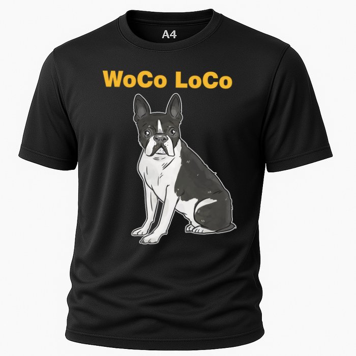 Woco Loco Boston Terrier Dog Cooling Performance Crew T-Shirt