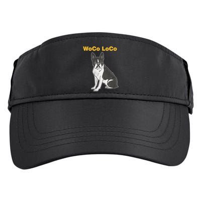 Woco Loco Boston Terrier Dog Adult Drive Performance Visor