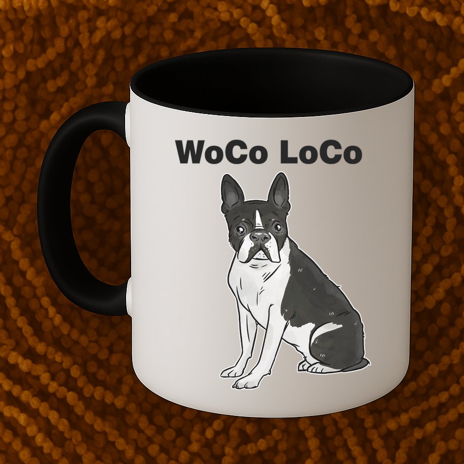 Woco Loco Boston Terrier Dog Mug