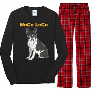 Woco Loco Boston Terrier Dog Long Sleeve Pajama Set