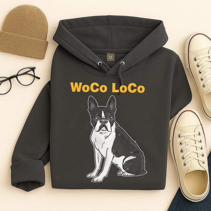 Woco Loco Boston Terrier Dog Hoodie