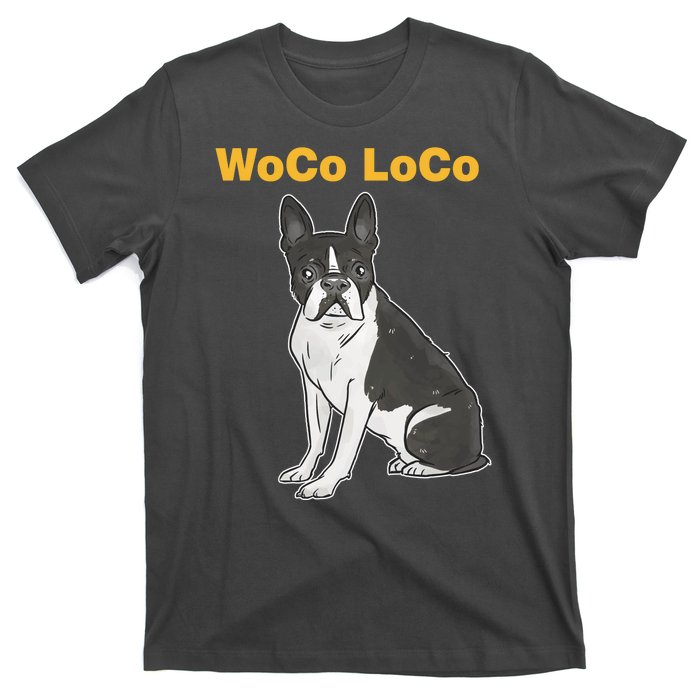 Woco Loco Boston Terrier Dog T-Shirt