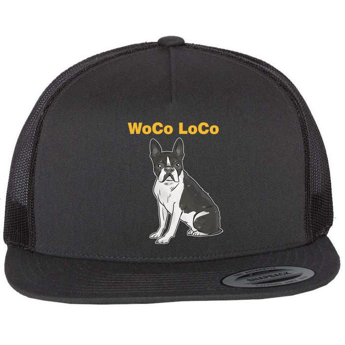 Woco Loco Boston Terrier Dog Flatbill Hat