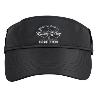Westbank Lonely Boy North Pontchartrain Blues Chrome Cowboy Adult Drive Performance Visor