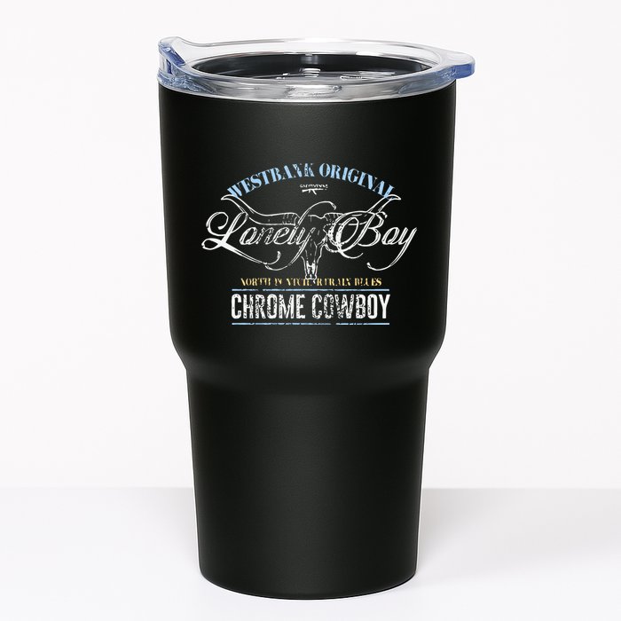 Westbank Lonely Boy North Pontchartrain Blues Chrome Cowboy Tumbler