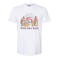 Wild Like Beth Western Retro Vintage Cowboy Cowgirl Softstyle CVC T-Shirt