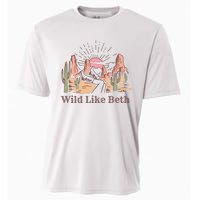 Wild Like Beth Western Retro Vintage Cowboy Cowgirl Cooling Performance Crew T-Shirt