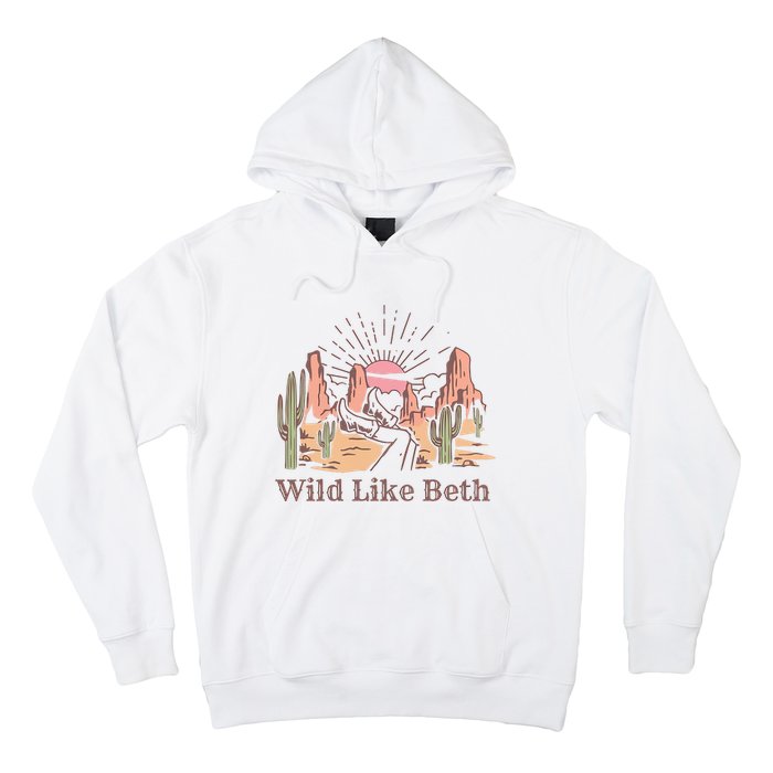 Wild Like Beth Western Retro Vintage Cowboy Cowgirl Hoodie