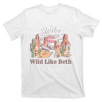 Wild Like Beth Western Retro Vintage Cowboy Cowgirl T-Shirt