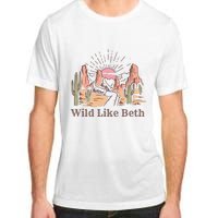 Wild Like Beth Western Retro Vintage Cowboy Cowgirl Adult ChromaSoft Performance T-Shirt