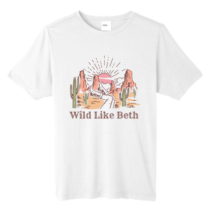 Wild Like Beth Western Retro Vintage Cowboy Cowgirl Tall Fusion ChromaSoft Performance T-Shirt