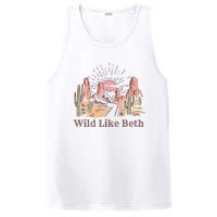 Wild Like Beth Western Retro Vintage Cowboy Cowgirl PosiCharge Competitor Tank