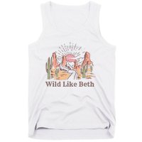 Wild Like Beth Western Retro Vintage Cowboy Cowgirl Tank Top