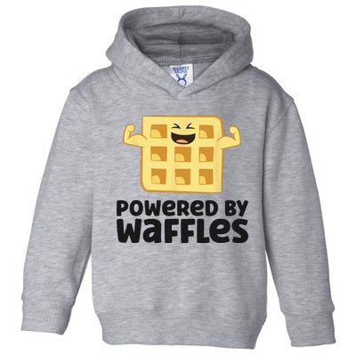 Waffle Lover Breakfast Waffles Powered By Waffles Toddler Hoodie